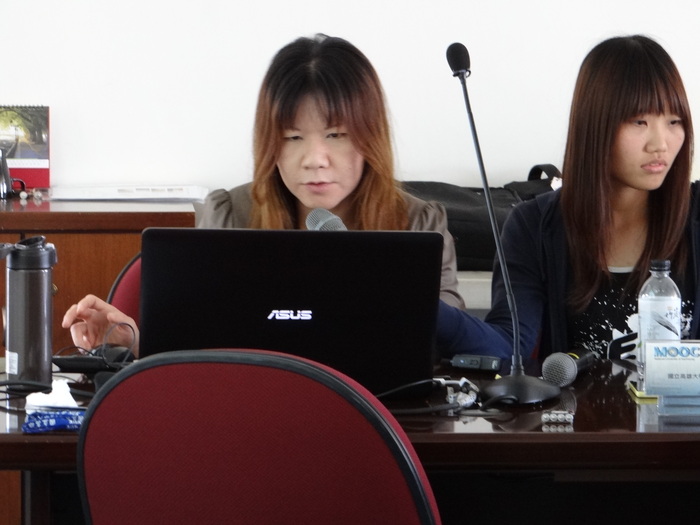 本校教學發展中心郭馨徽組長推廣本校MOOCs課程